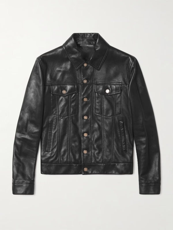 Leather Jacket Black 00032