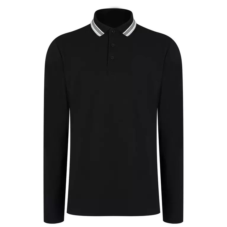 POLO LONGSLEEVE BLK