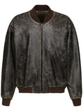 Brown Leather Jacket Vintage 00029