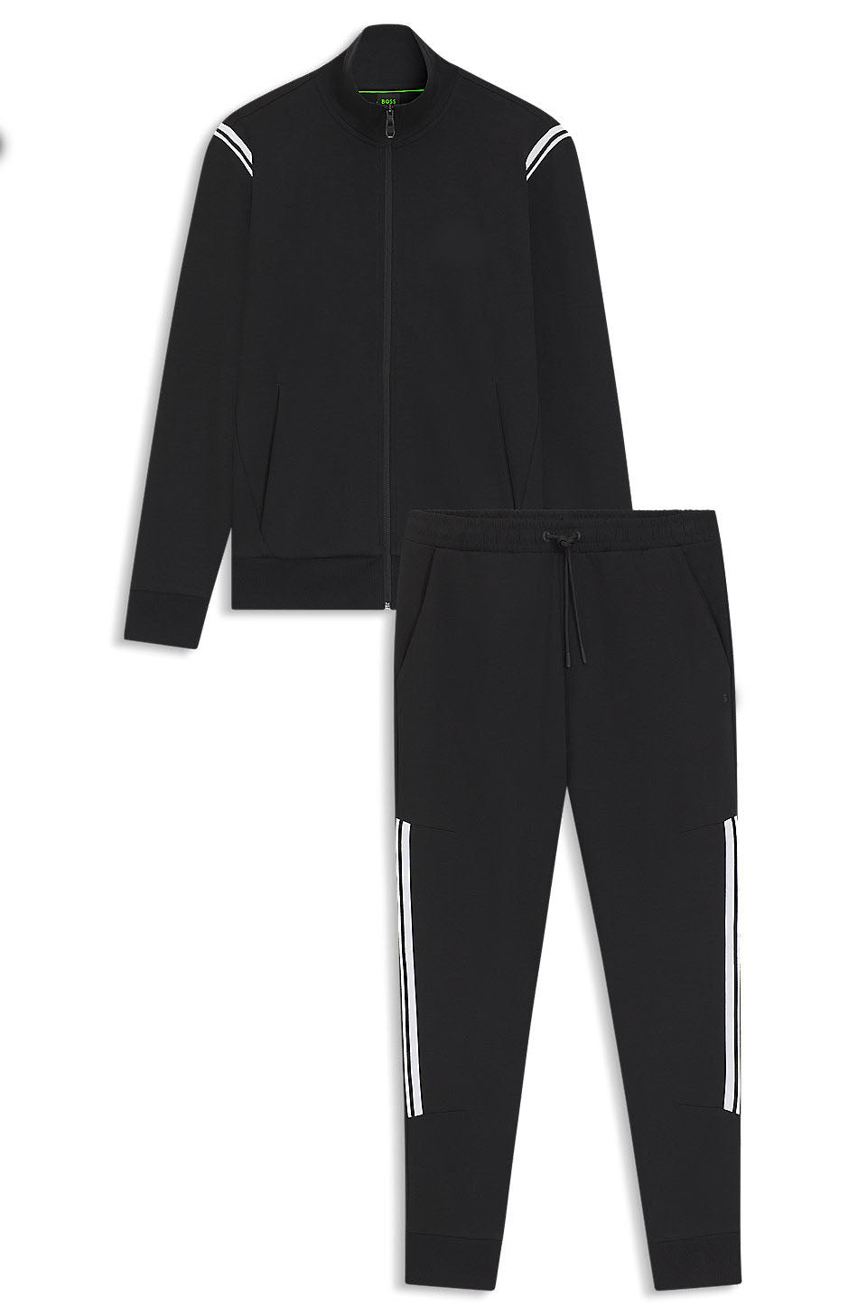 BLACK WHITE TRACKSUIT
