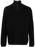 QUARTER ZIP BLACK