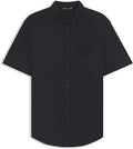 BLACK POLO SHIRT SHORT SLEEVE
