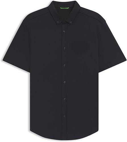 BLACK POLO SHIRT SHORT SLEEVE