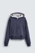 WAFFLE HOODIE BLUE