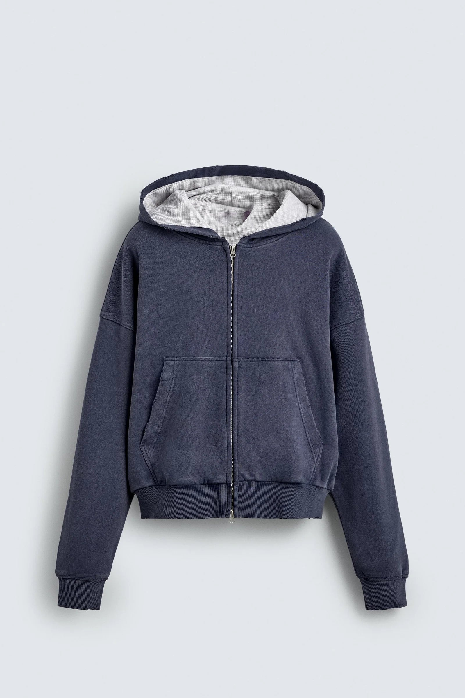 WAFFLE HOODIE BLUE